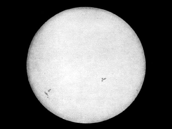 Observamos la primera imagen capturada del Sol.