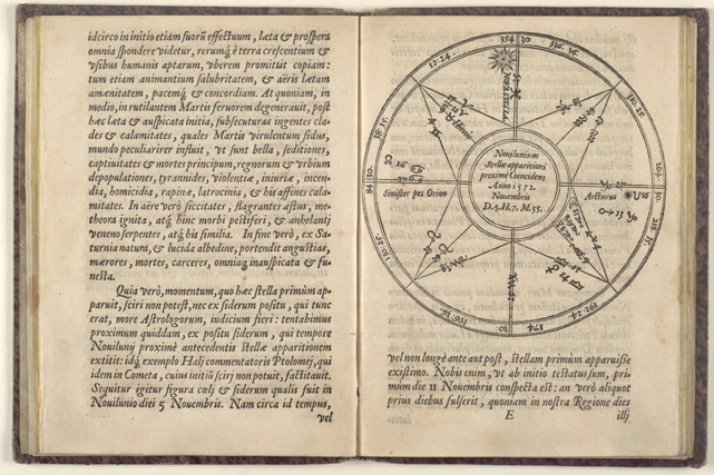 De nova stella es el título en latín del libro que escribió Tycho Brahe para describir las características observadas de la supernova SN 1572. 