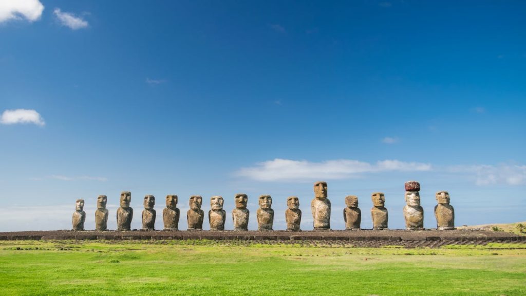 Moais en Rapa Nui.