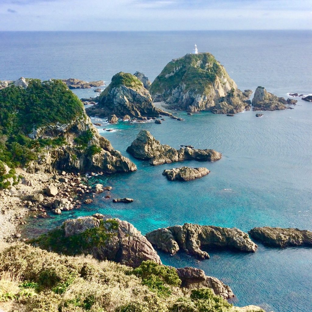 Isla de Kyushu en la península de Japón.