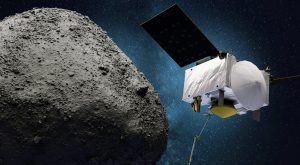 El asteroide Bennu en el espacio.