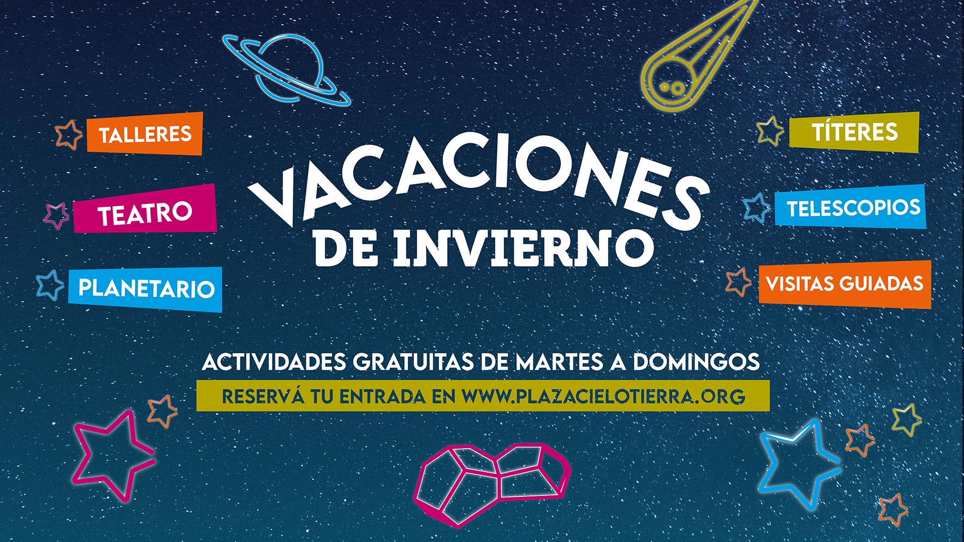 Vacaciones de Invierno en Plaza Cielo Tierra
